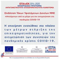Στήριξη της επιχειρηματικότητας λόγω της πανδημίας της νόσου COVID-19