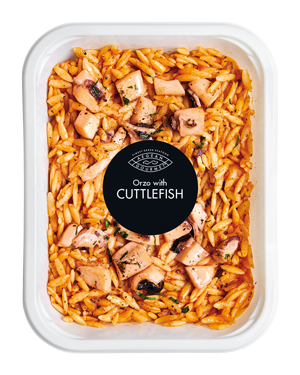 Orzo with cuttlefish